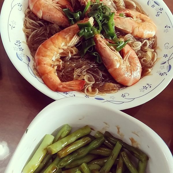 鮮蝦粉絲煲 : Sheila Pan一起做