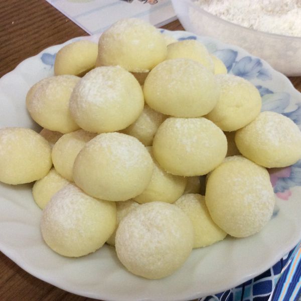 入口即化雪球餅乾 【免發粉】 : Pei Chi Chien一起做