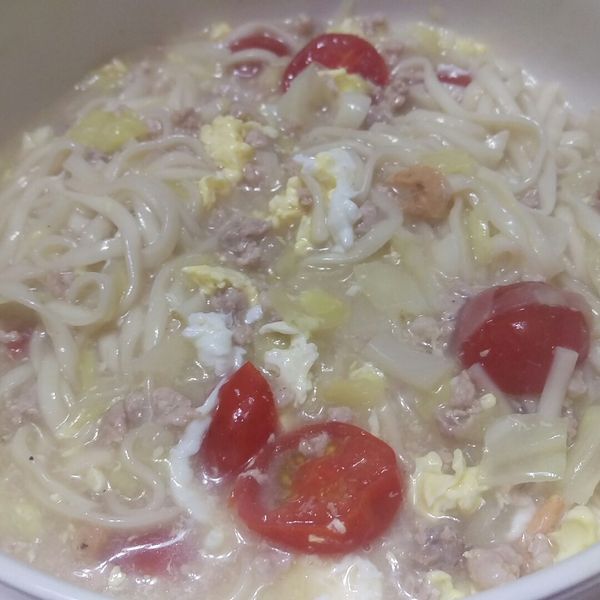 (超快速+超簡單) 蕃茄煨麵 : Grace Lu一起做