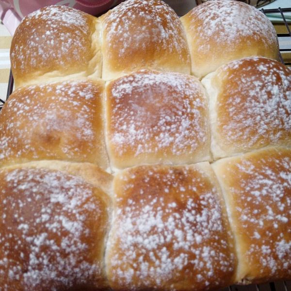 煉乳餐包 : 陳姊姊一起做