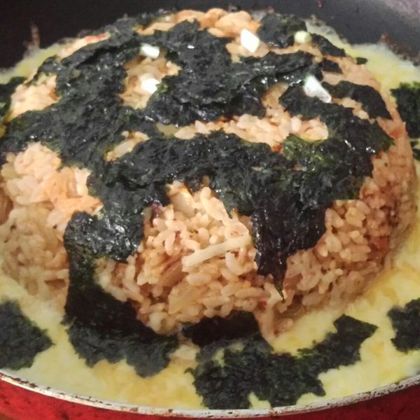 泡菜炒飯, 김치볶음밥 : 逸倫一起做