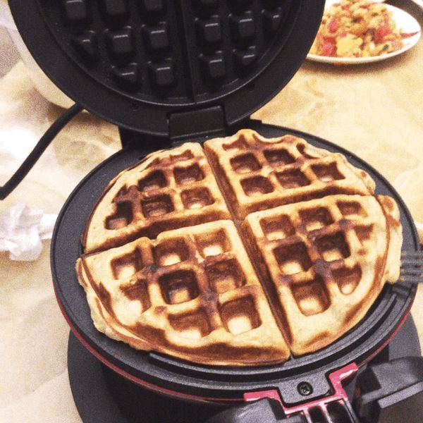 香蕉格子鬆餅(免預拌粉) : Lilian一起做