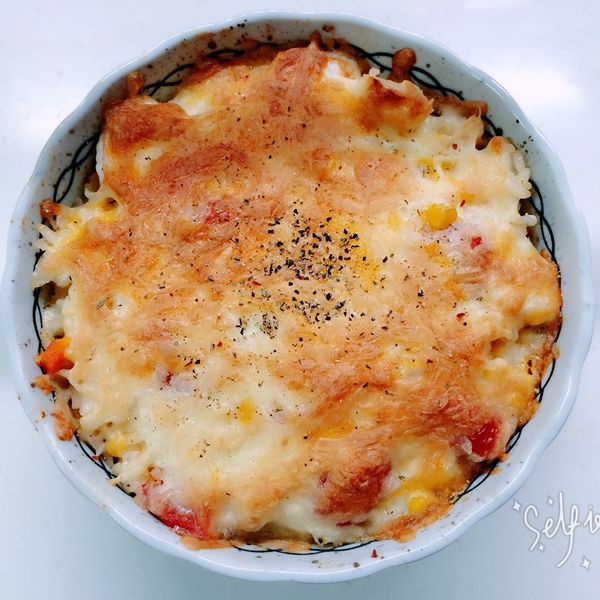 海鮮焗烤飯 : bellehsieh一起做