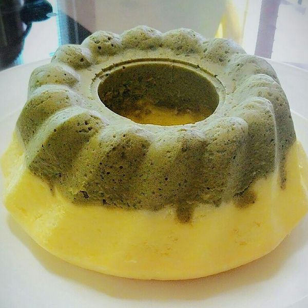 抹茶雙色輕乳酪蛋糕：承 一起做