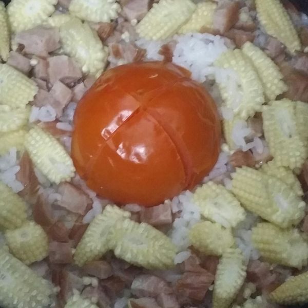 整個番茄飯─奶油蝦仁版:Wai Mun 一起做