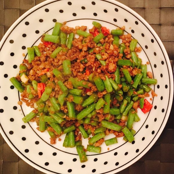 五香肉末敏豆丁：郭心地 一起做