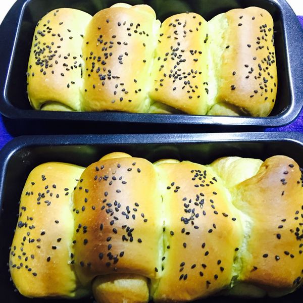 南瓜山型吐司：楊真真 一起做