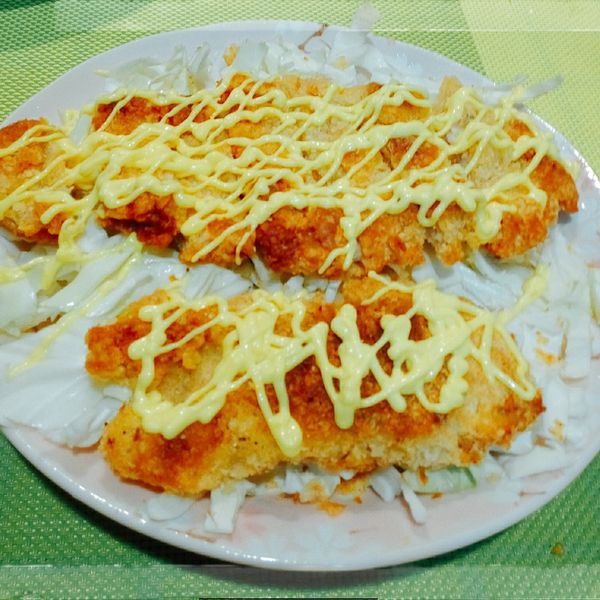 日式炸豬排 : 藍一起做