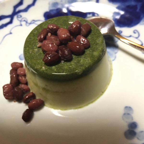 抹茶豆乳布丁(豆花)：Cindy Fu 一起做