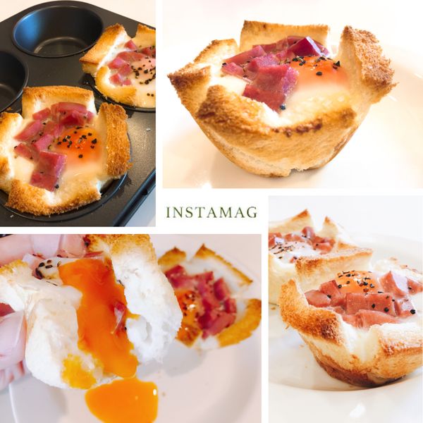 吐司烤蛋盅：張夢遊 一起做