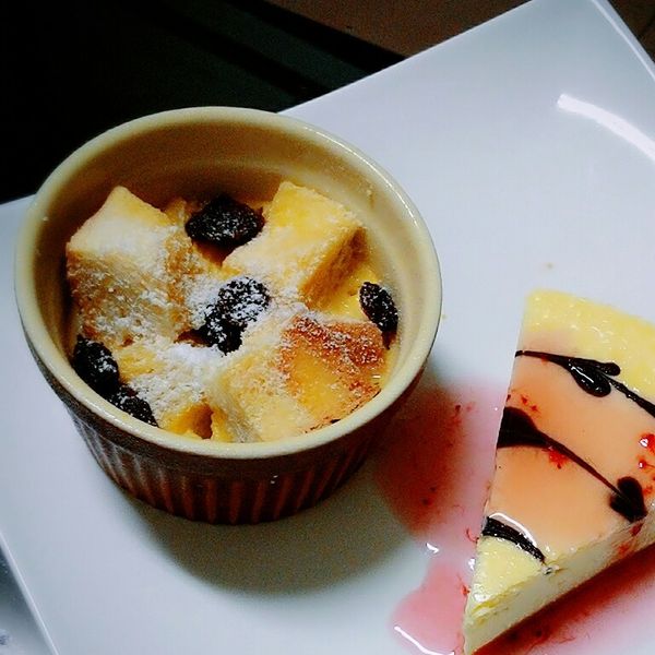 烤蜂蜜布丁麵包：承 一起做