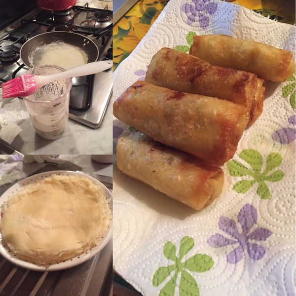 簡易自製潤餅皮(春捲皮):zozoshek 一起做