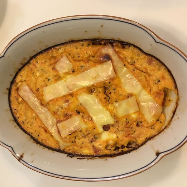 【哈笑猿】氣炸鍋番茄起司烘蛋 : twin媽學料理一起做