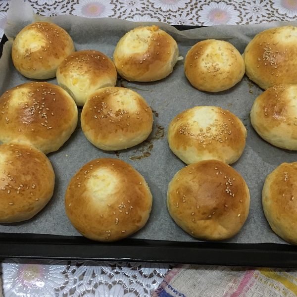 甜式麵包-蔥花麵包&義式火腿玉米麵包&椰子葡萄乾麵包：翁資穎 一起做