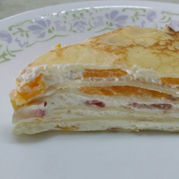 草莓法式千層薄餅✿樂扣樂扣 : simmy一起做