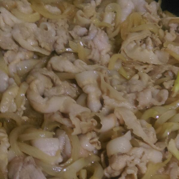 超簡易牛丼飯 : 黃芯妤一起做