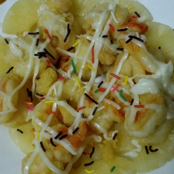 鳳梨蝦球 : 陳美蓉一起做