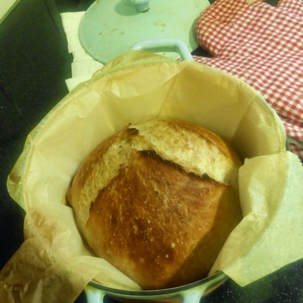 免揉葡萄乾鄉村麵包:Happy Jaclyn 一起做