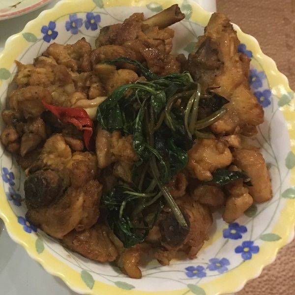 [智慧萬用鍋] 三杯雞：❤️路路媽 一起做