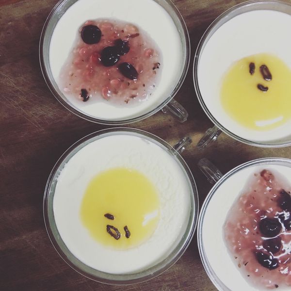 【蛋黃哥芒果布丁凍奶酪】：邱珮華 一起做