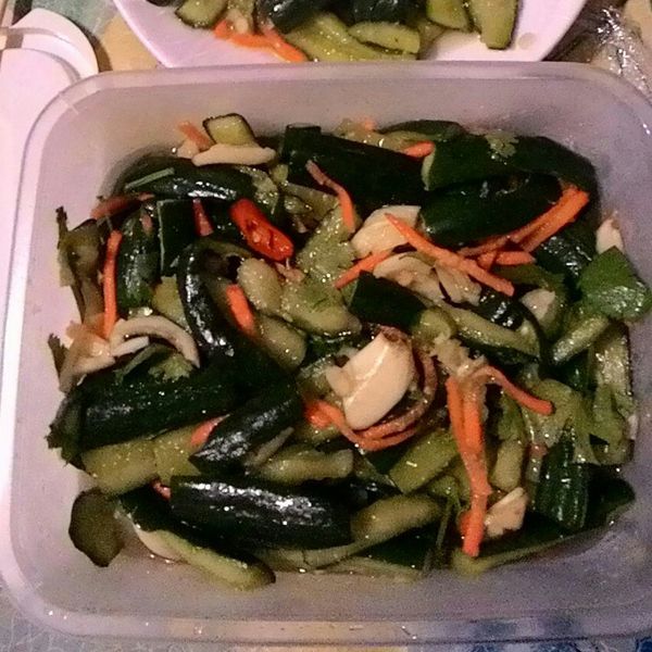 [小菜]醃漬小黃瓜 : 徐葳葳一起做