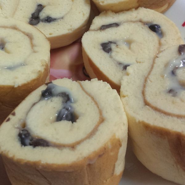 卡士達醬蛋糕卷：賴淑芬 一起做