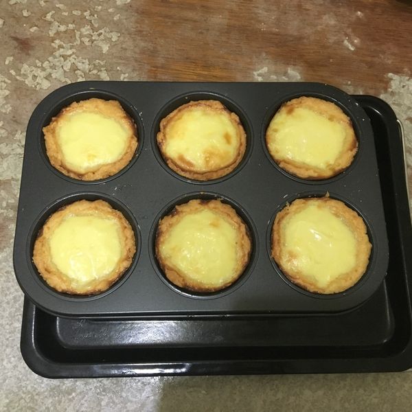 葡式蛋塔-手作✋塔皮+滑順布丁液🍮 : Sandy Chen一起做