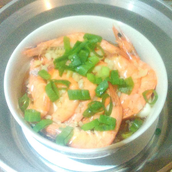 蒜蓉豆腐蒸蝦 : Hui Ling Chang一起做