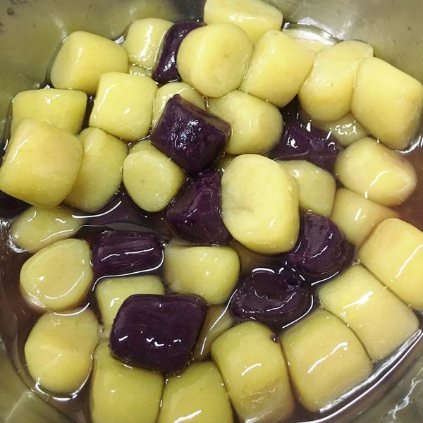 自製紫地瓜QQ圓：美ㄉ廚房 一起做