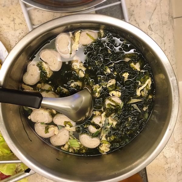 紫菜蛋花湯 : Kevi Lin一起做