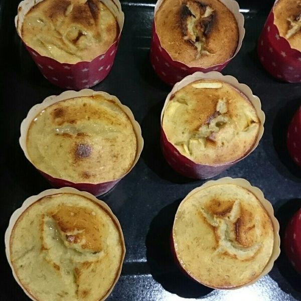 香蕉杯子蛋糕 : Peggy Shih一起做