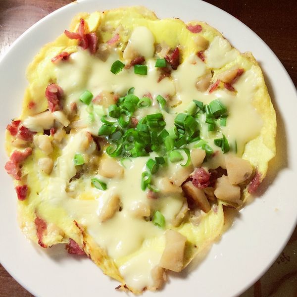 Mimi♥培根馬鈴薯烘蛋 : 張景棠一起做