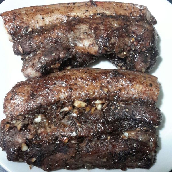 烤蒜香五花 : 黃詠茹一起做