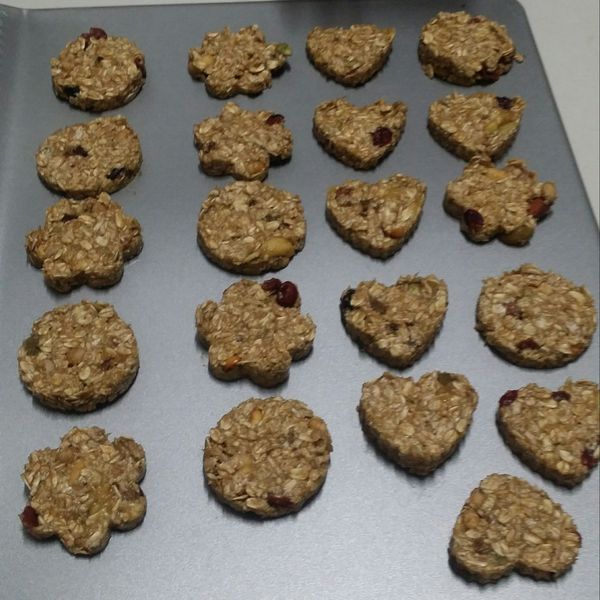 香蕉燕麥健康餅 : Miranda Chang一起做