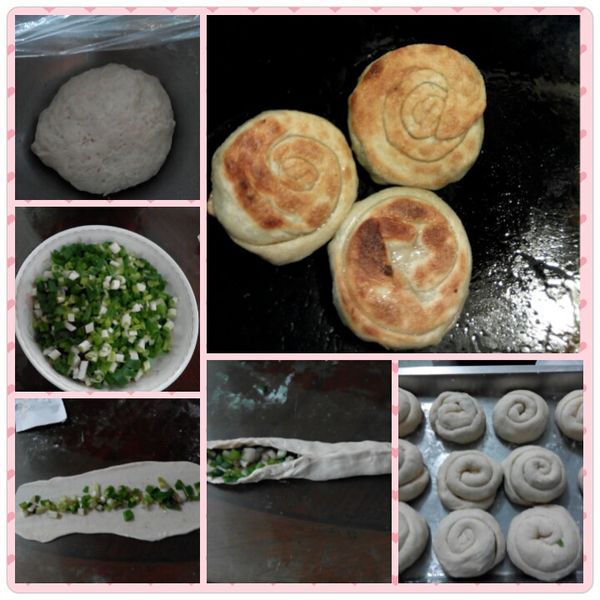 香蔥捲餅：朱玉芬 一起做