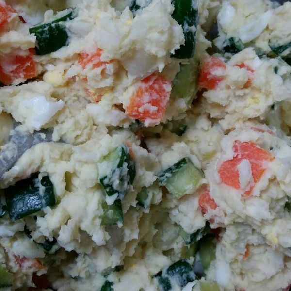 馬鈴薯沙拉：Jane  一起做