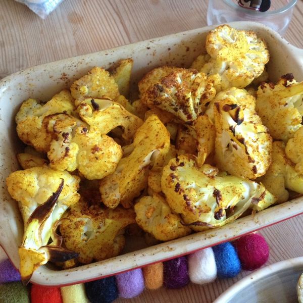 薑黃烤花椰菜：Jess 一起做