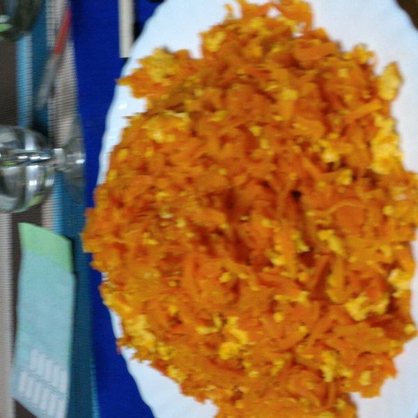 紅蘿蔔炒蛋 : Hsic-mei一起做