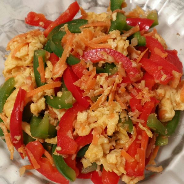 青椒炒蛋：San3 Leung 一起做