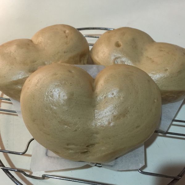 黑糖愛心饅頭 : Liaoliao 22一起做