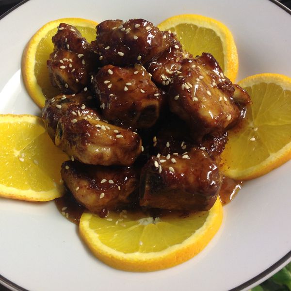 橙汁排骨 : 翹愛天使一起做