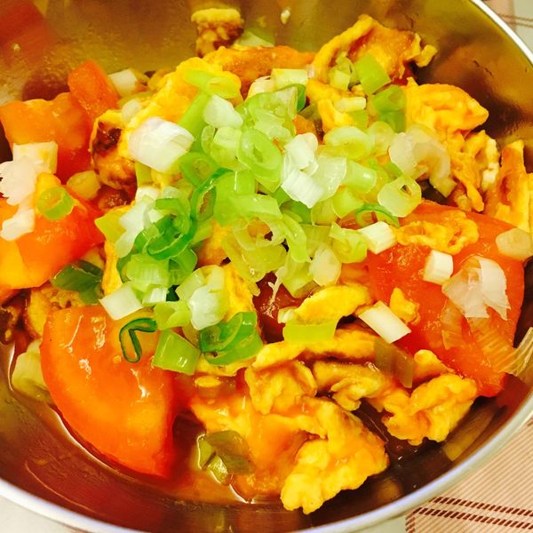 番茄炒蛋 : 大力一起做