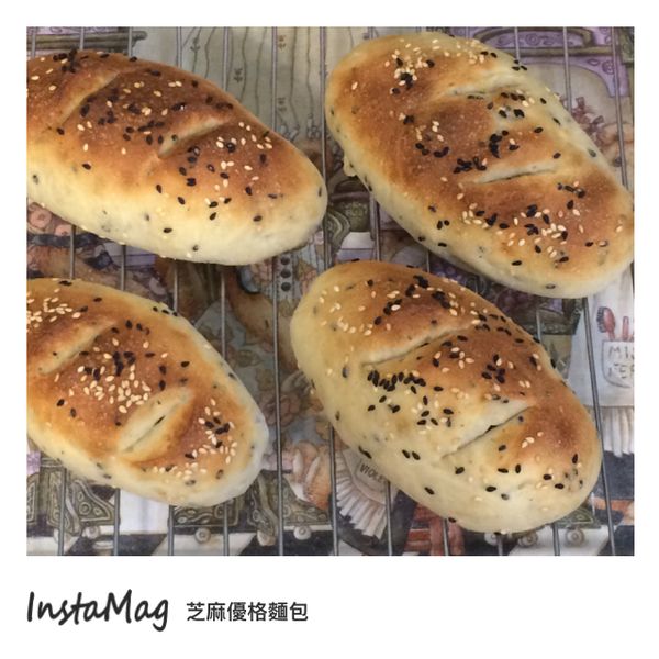 芝蔴優格麵包：張翠蓮 一起做