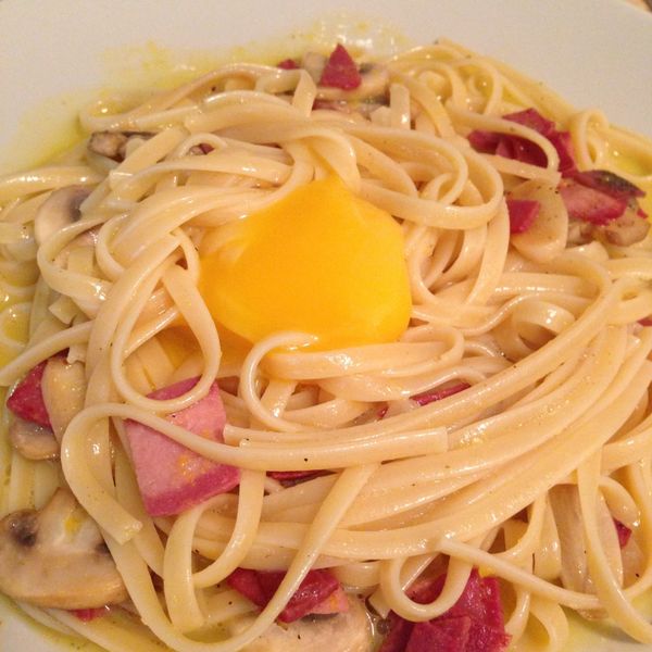 【義大利美食學院】培根蛋黃麵：愛麗絲 一起做