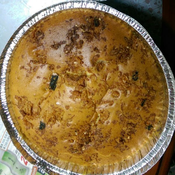 傳統鹹肉鬆烤蛋糕 : Vicky Quo一起做