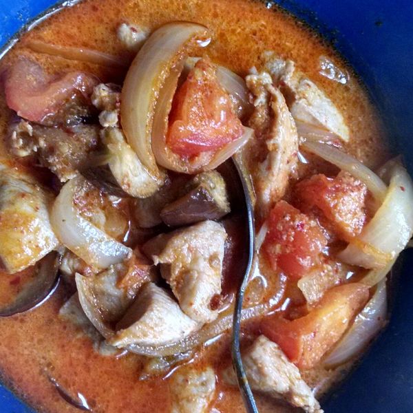 泰式椰汁紅咖哩雞 : WM一起做