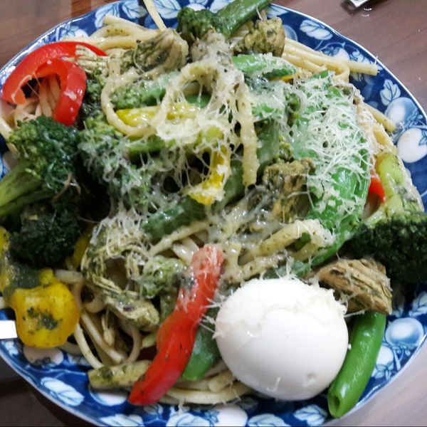 青醬義大利麵：Mia 一起做