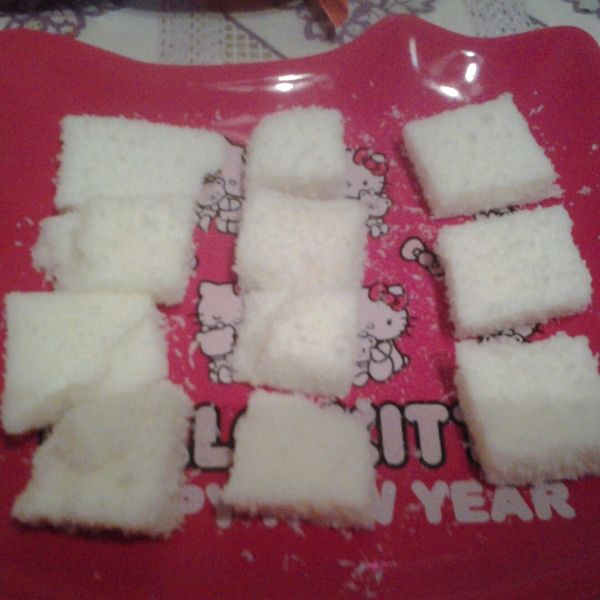 椰香鮮奶雪花糕：樺 一起做