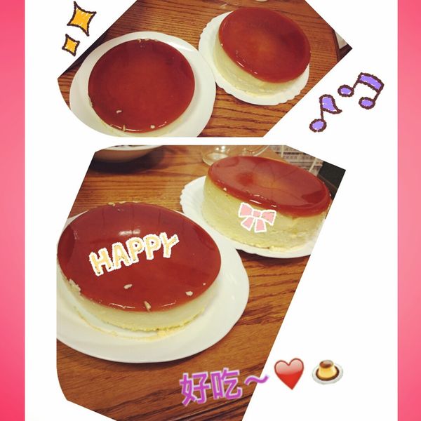 焦糖布丁輕乳酪蛋糕 : sandy chiu一起做