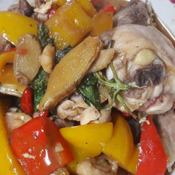 三杯雞 : fifi一起做